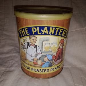 Vintage 1982 The Planters Fresh Roasted Peanuts Tin